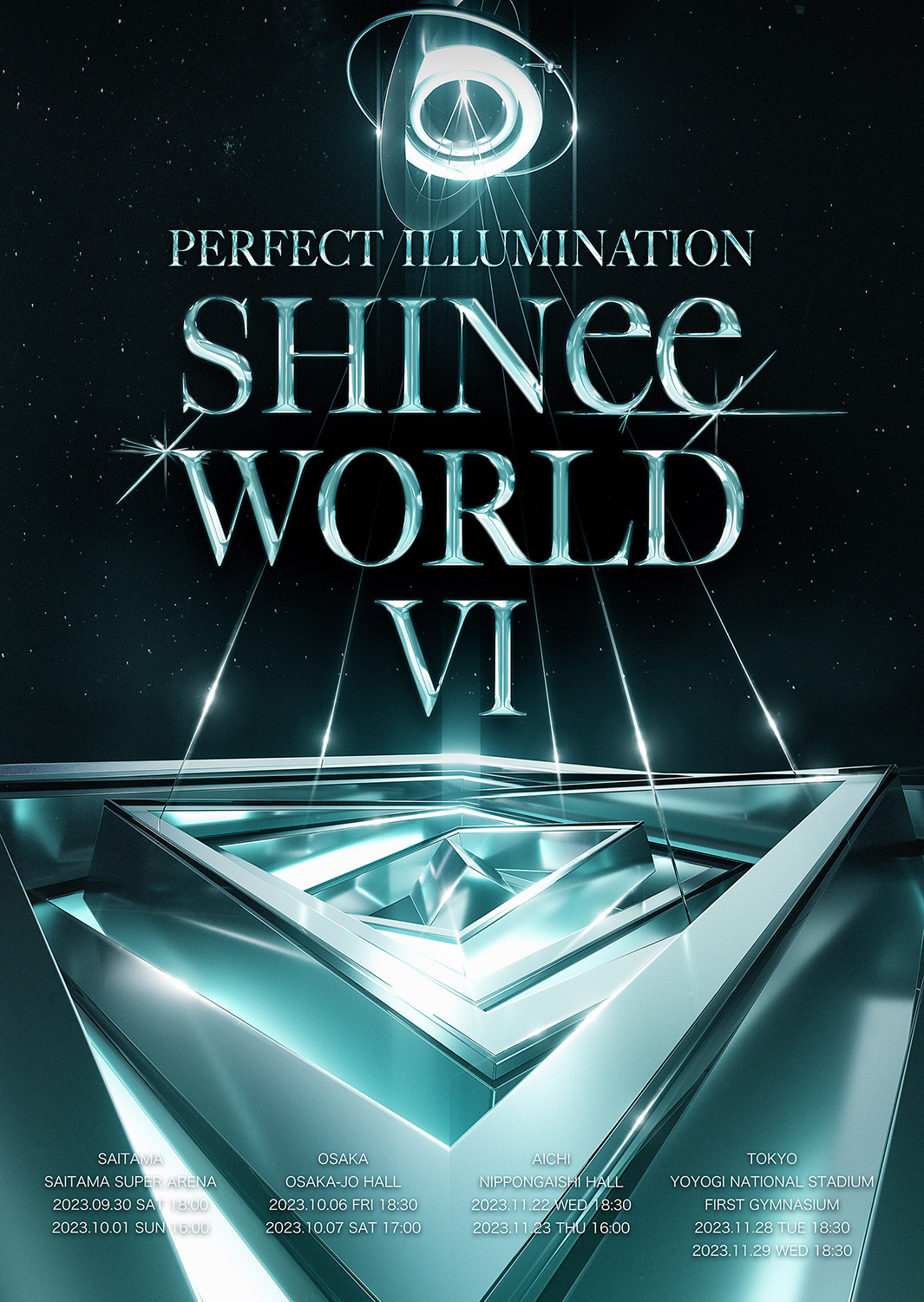 【レア】新品未開封 SHINee SHINee WORLD SHINee WORLD VI [PERFECT ILLUMINATION] 国立代々木競技場第一体育館